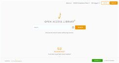 Desktop Screenshot of oalibrary.org