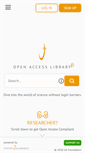 Mobile Screenshot of oalibrary.org